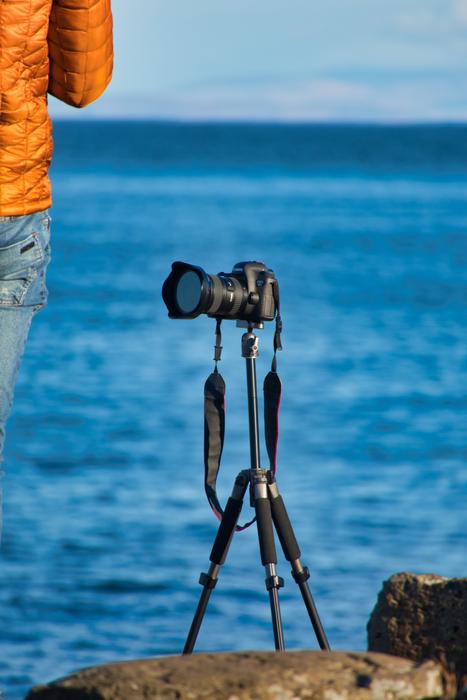 Camera Tripod Sea