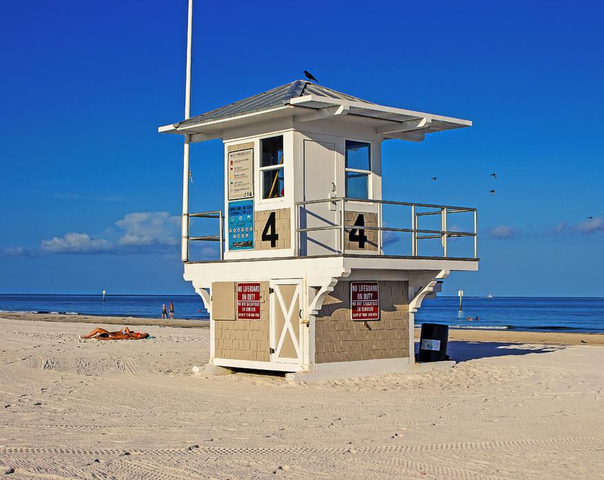 Cabin Life Tower Guards Beach