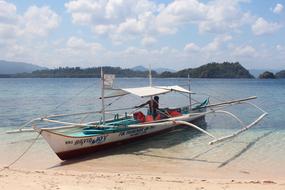 boat view sea beach