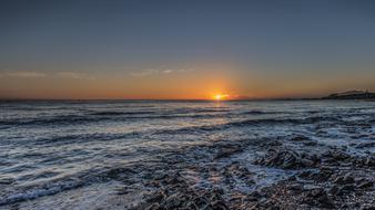 seascape with sunny view