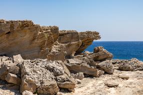 rock pile by the sea