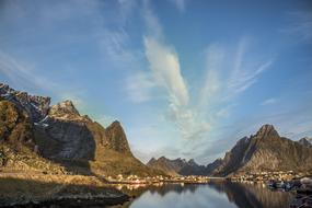 Lofted Islands Norway Sky