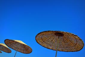 Parasols Sky Blue Sun
