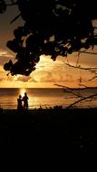 Sunset Silhouette Couple