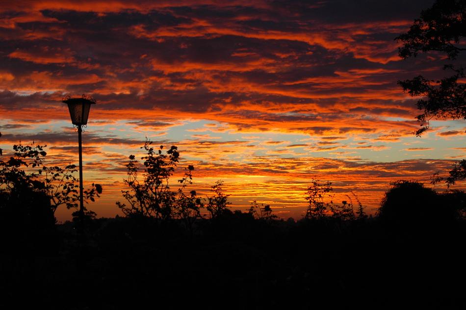 landscape sun sun clouds view beautiful