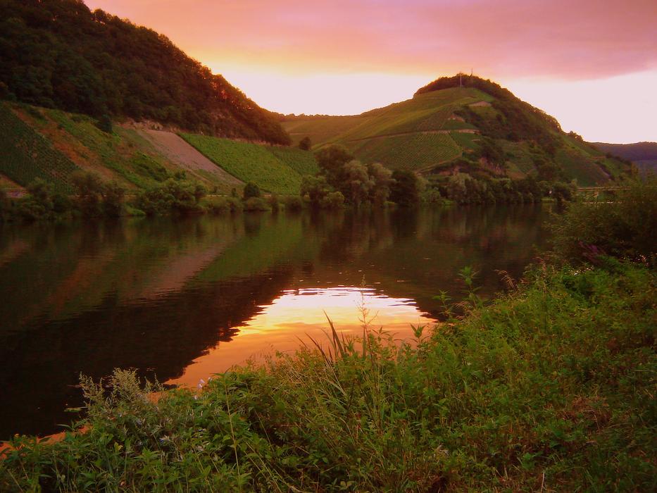 lake in a mountain landscape