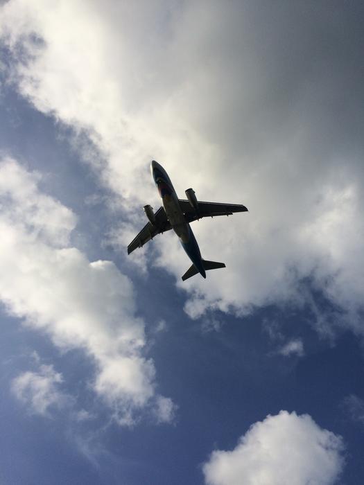 Sky Plane In The Vacation