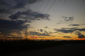 Night View Cloud Glow