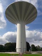 water tower in the city