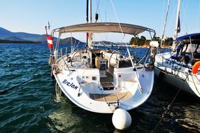 yacht port in greece