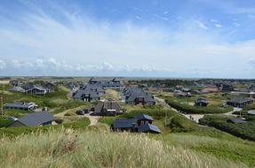Hilltop view of the village
