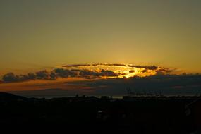 Sunset Clouds Evening