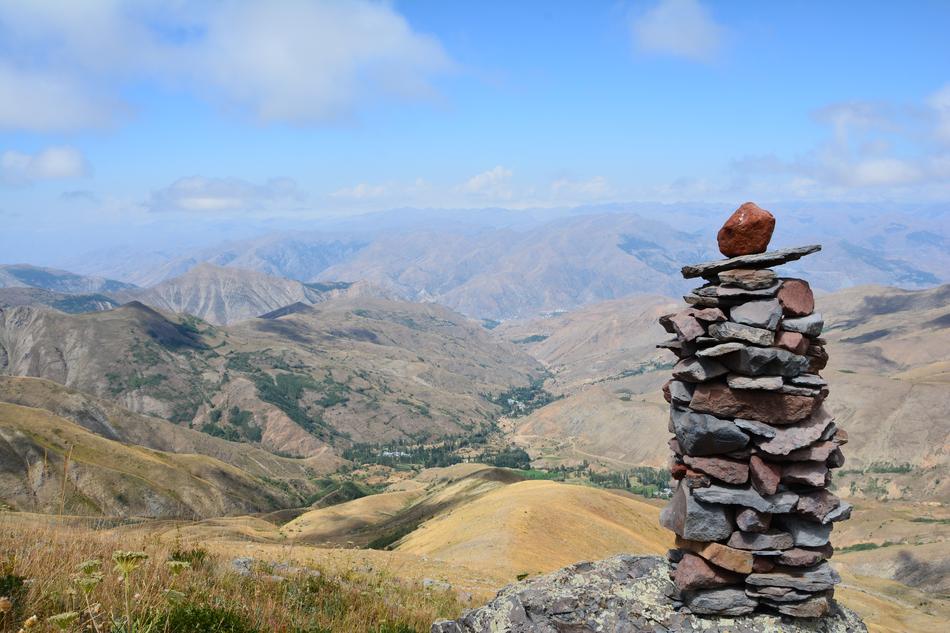 tower of small stones