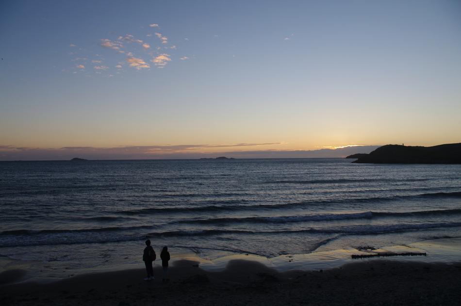 Waters Sunset Sea