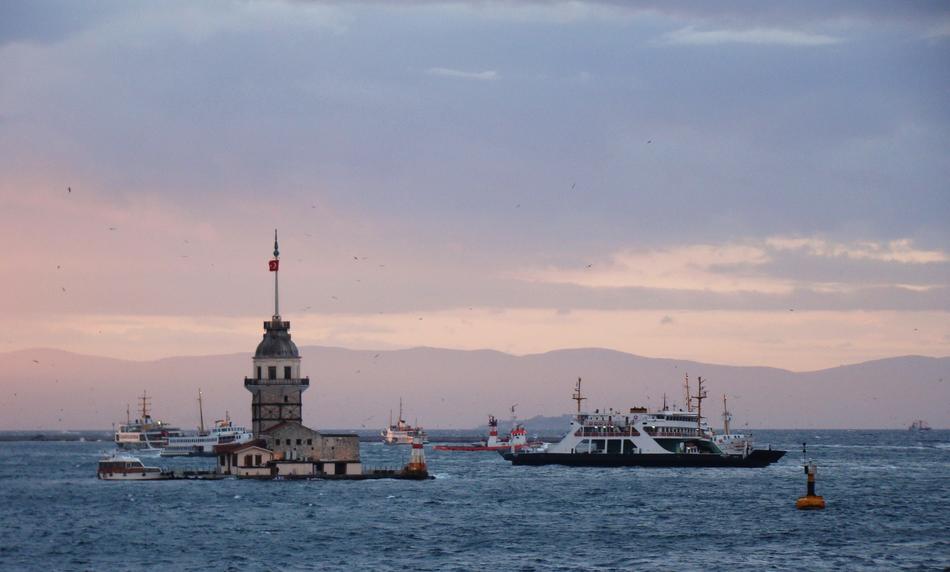 ship harbor in the marina