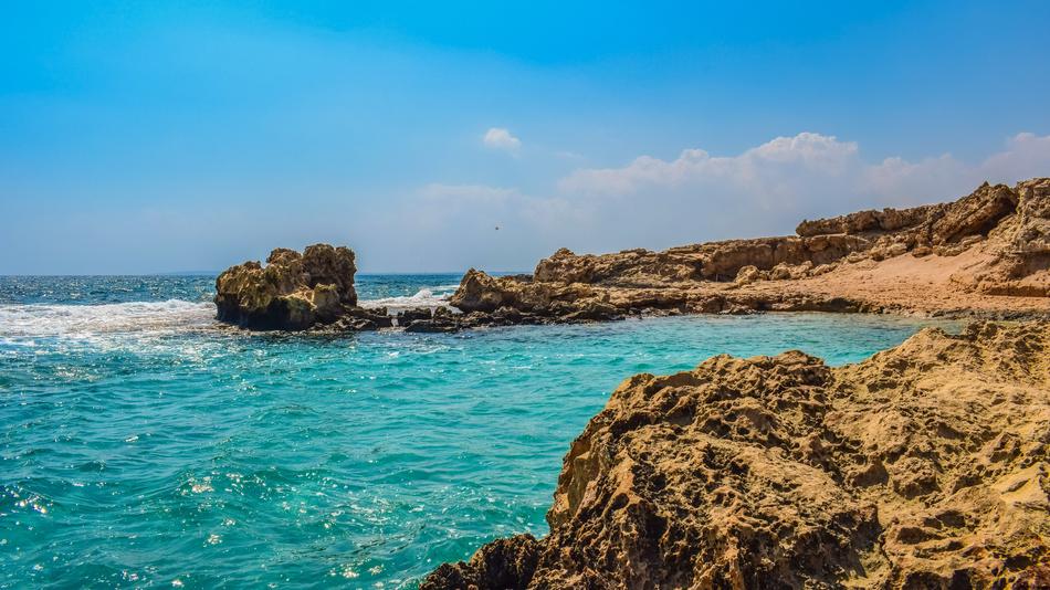 Rocky Coast Sea Turquoise