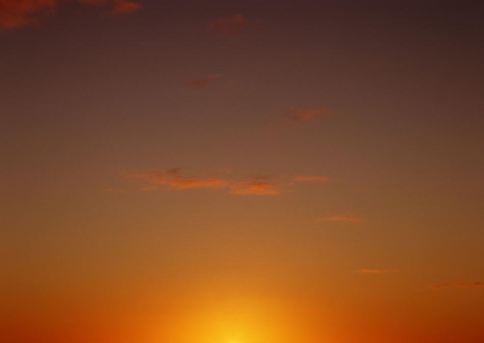 The Scenery Sunset Orange Sky