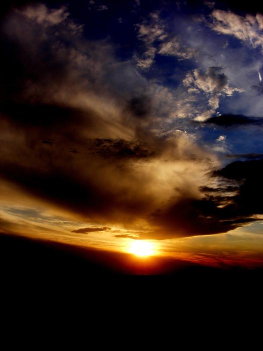 Sunset Sky Cloud In The