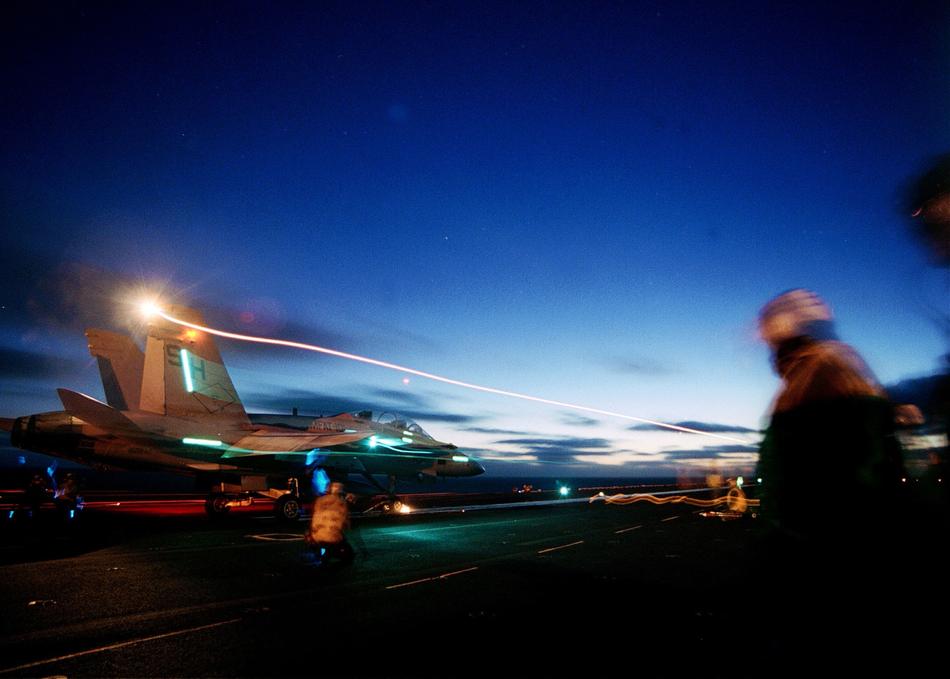 Night Evening Aircraft