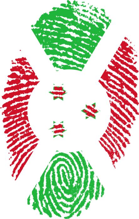 burundi flag fingerprint country