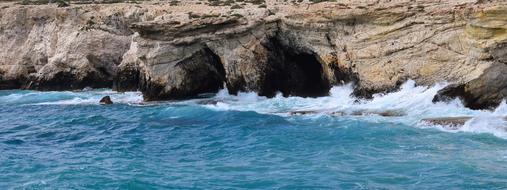 stones by the blue sea