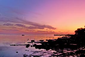 cliffs sunset beautiful