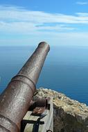 Gun Barrel Of A Bronze Cannon