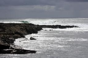 stone coast by the sea