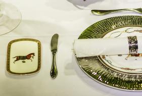 Beautiful cutlery on the table