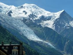 Glacier Snow Window