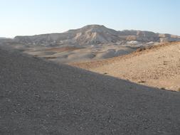 Hot empty desert