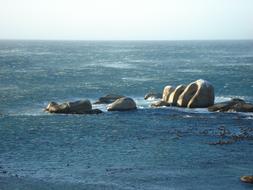 rocks in Atlantic Oven near beach, south africa, Cape Town