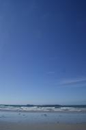 clear sky to Horizon over Sea, france, Brittany