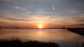 Sunset Reflection Water