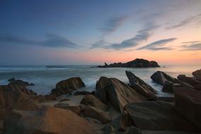 Rocks in the sea landscape