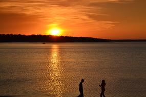 Sunset Horizon Nature