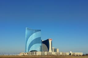 big building in the field