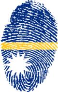 a fingerprint with a flag