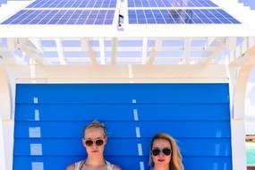 Stylish photo on the beach
