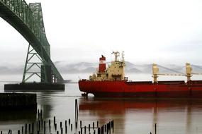 The big corral sails from the port
