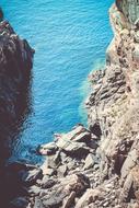 high cliffs at Blue Ocean