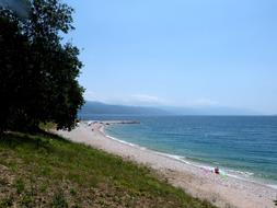 Adriatic sea coast at Summer