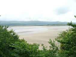 scenic countryside at summer, uk, Wales, portmeirion