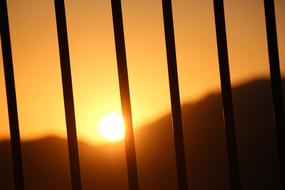 Sunset Bars Sun