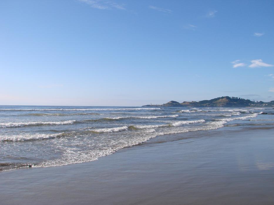 beautiful waves on the beach