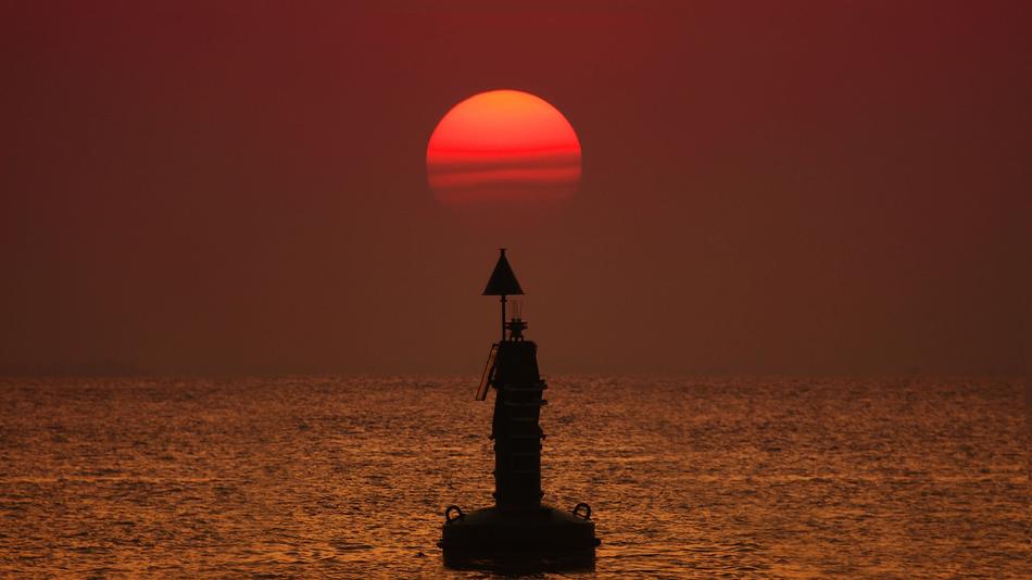 Sunset Water Ocean