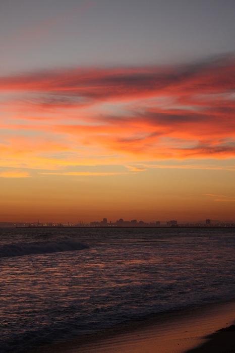 Sunset Clouds Red