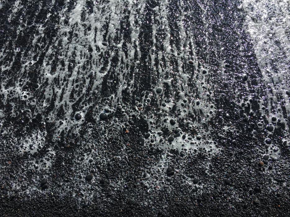 Water Black Sand