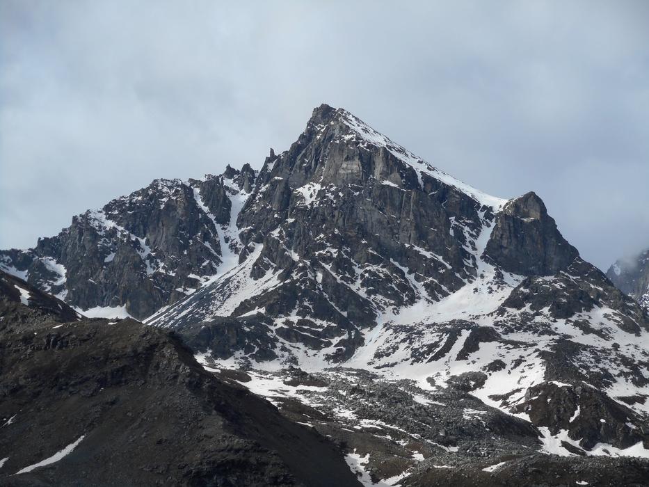 snowy high mountains are beautiful