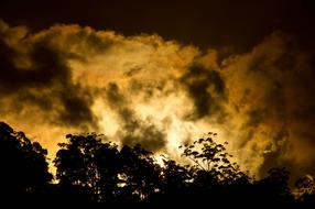 Sunset Sky Clouds